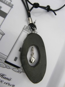 Ben, silver, läderrem.